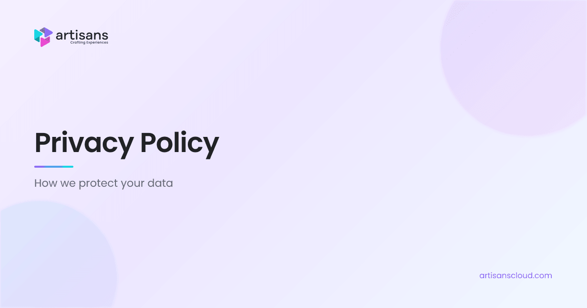 Privacy Policy | Artisans Cloud